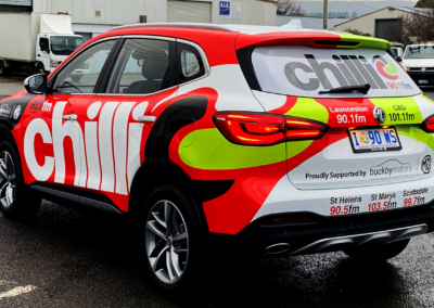 ChilliFM full car wrap