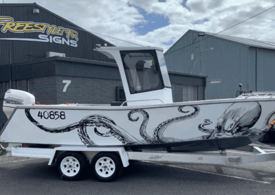 Octopus Boat wrap