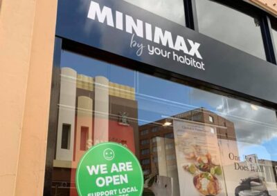Minimax COVID signage