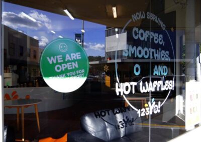 123 YO COVID Signage