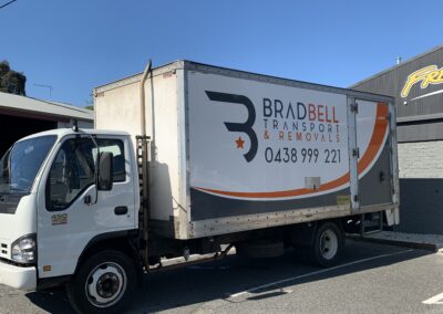 Brad Bell truck signage