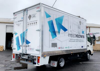 Impact Kitchens van signage