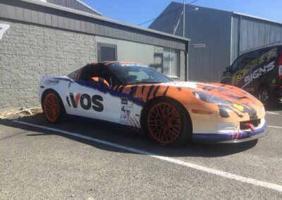 Tiger Corvette Wrap