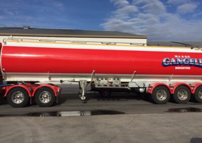 W.J & G.M Gangell truck signage