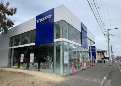 Volvo Hobart signage makeover alternative view